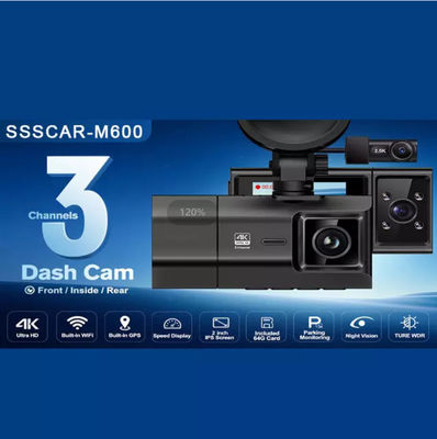 Автомобильный видеорегистратор Sony IMX335 1080P с двумя объективами Автомобильный черный ящик 2.5K