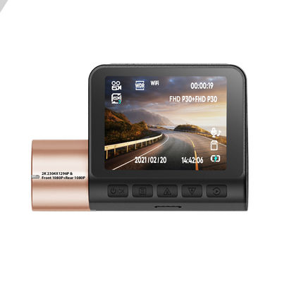Автомобильный черный ящик LCD 4K GPS Dash Cam с видеомагнитофоном WIFI GPS