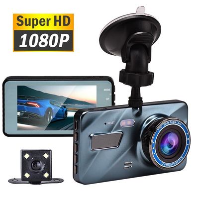 Двойной кулачок 1080FHD Dash Cam DVR автомобиля объектива перезаряжаемые с обнаружением движения G-Sensor
