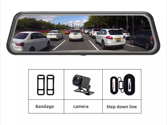 10-дюймовый сенсорный экран приборной панели IPS 2.5D 4K GPS Dash Cam и камеры заднего вида