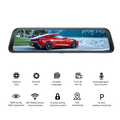 Камера 4K приборной панели автомобиля ODM SONY335 DVR с GPS