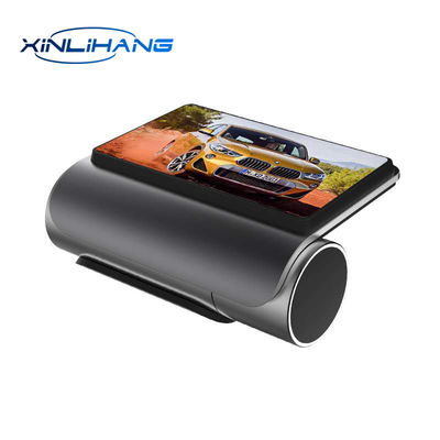 Сенсорный экран Auto Blackbox DVR Dash Cam 24-часовая запись с двойным зеркалом заднего вида объектива