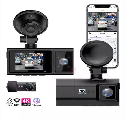 Автомобильный видеорегистратор Sony IMX335 1080P с двумя объективами Автомобильный черный ящик 2.5K