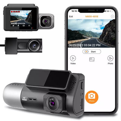 3-канальный видеорегистратор Wifi 4k 2Inch IPS 4g ADAS Mirror Blackbox