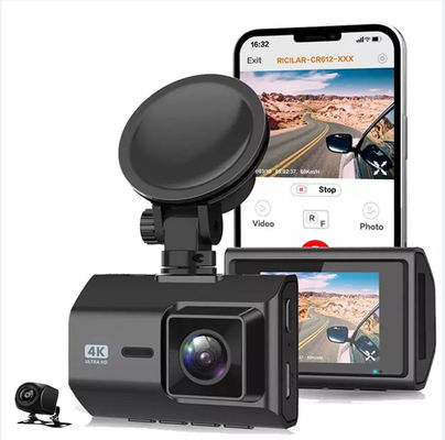 2-дюймовый IPS Dual Dashcam WiFi 4K 2K Dual с датчиком Sony IMX335