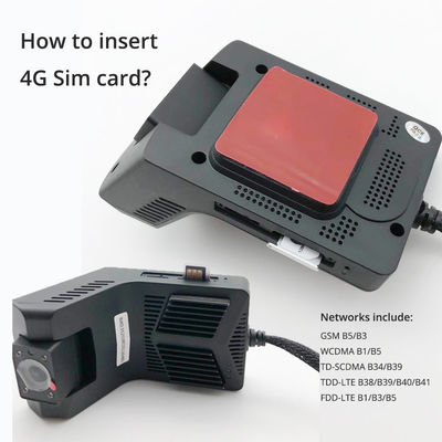 Чип MTK6753 Dual Live 4K GPS Dash Cam для отслеживания припаркованного автопарка