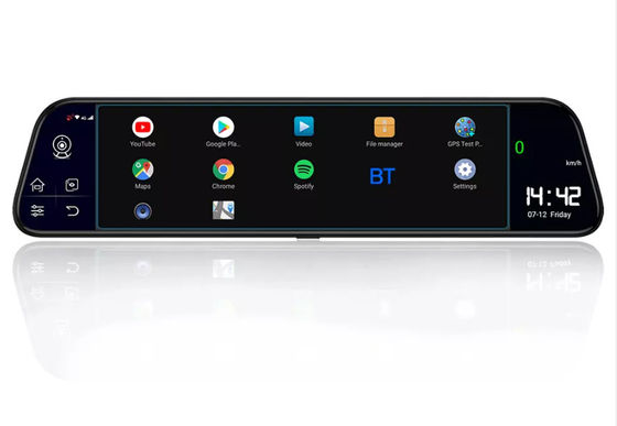 4GB 32GB Dashcam с активированным движением 12-дюймовый DVR Зеркало заднего вида DVR ADAS GPS