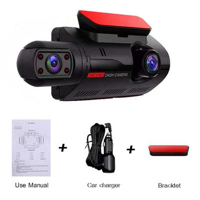Автомобильная камера заднего вида Blackbox DVR Dash Cam Цифровая автомобильная видеокамера Приборная панель 3Lens 1080p